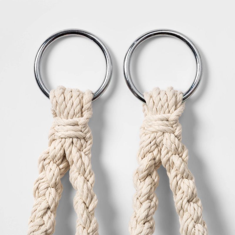 Hanging Rope Hammock Loveseat Tan - Opalhouse™