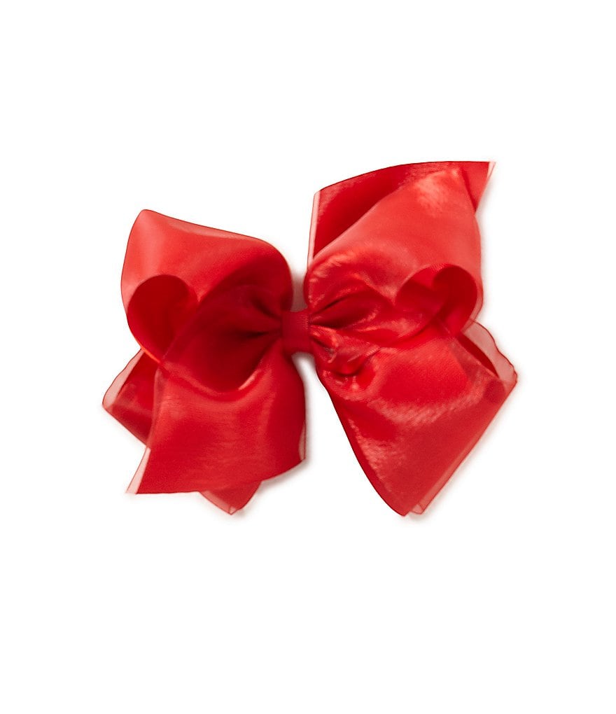 Copper Key Girls King Organza Bow