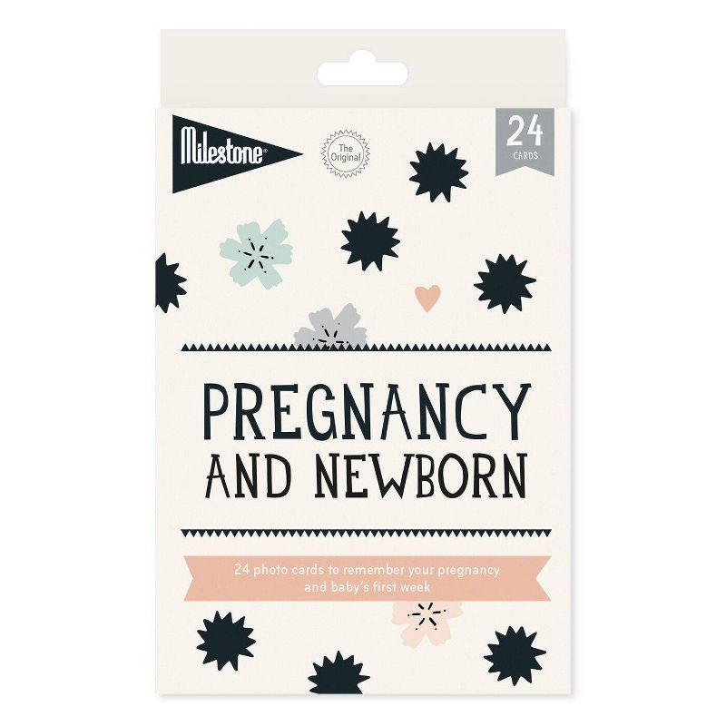 Milestone Pregnancy and Newborn Photo Cards - 24pc