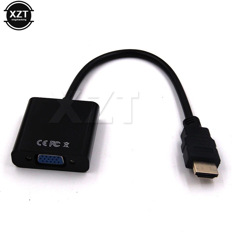 Hot HDMI to VGA Adapter Digital to Analog Audio Video Converter Male to Female Converter Adapter For PC Laptop For 1080P HDTV