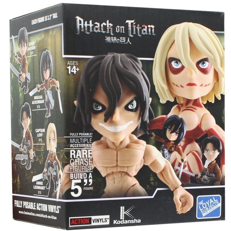 The Loyal Subjects Attack on Titan Series 1 Blind Box 3" Action Vinyl, One Random