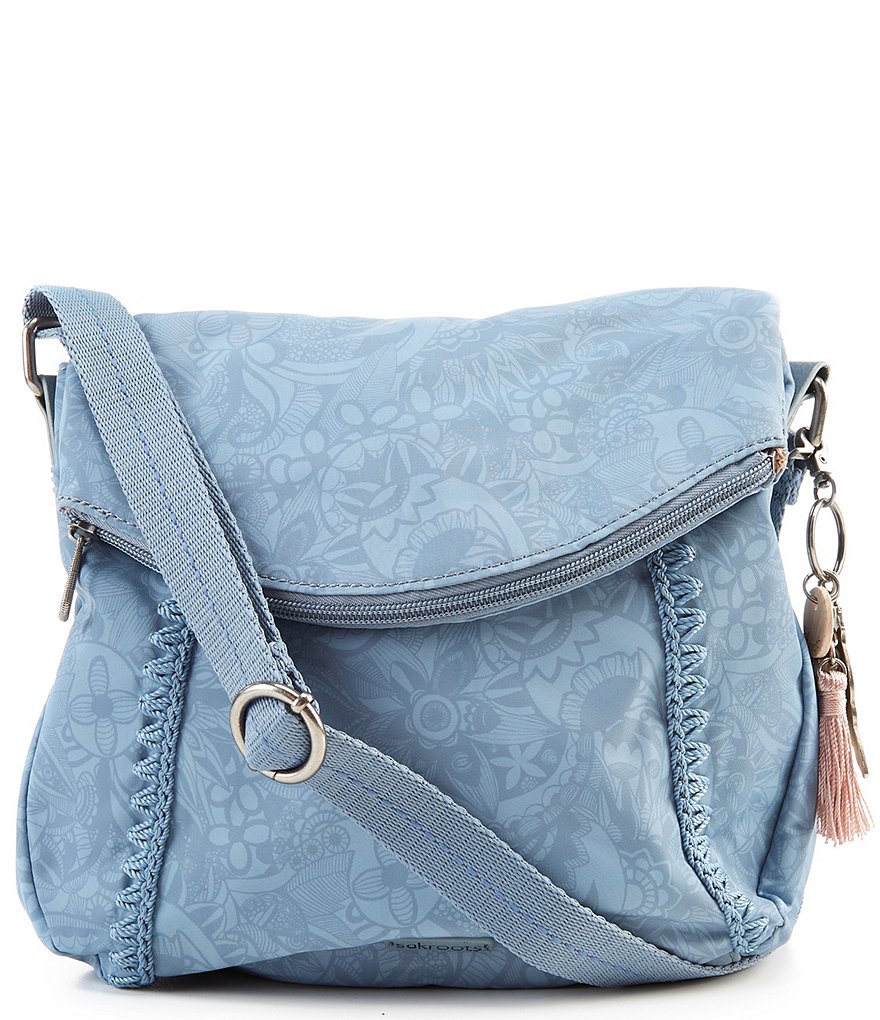 Sakroots Artist Circle Foldover Crossbody Bag