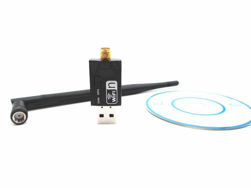 1 pcs 300Mbps 802.11N/G/B Wireless USB WiFi Adapter Dongle Antenna Network LAN Card