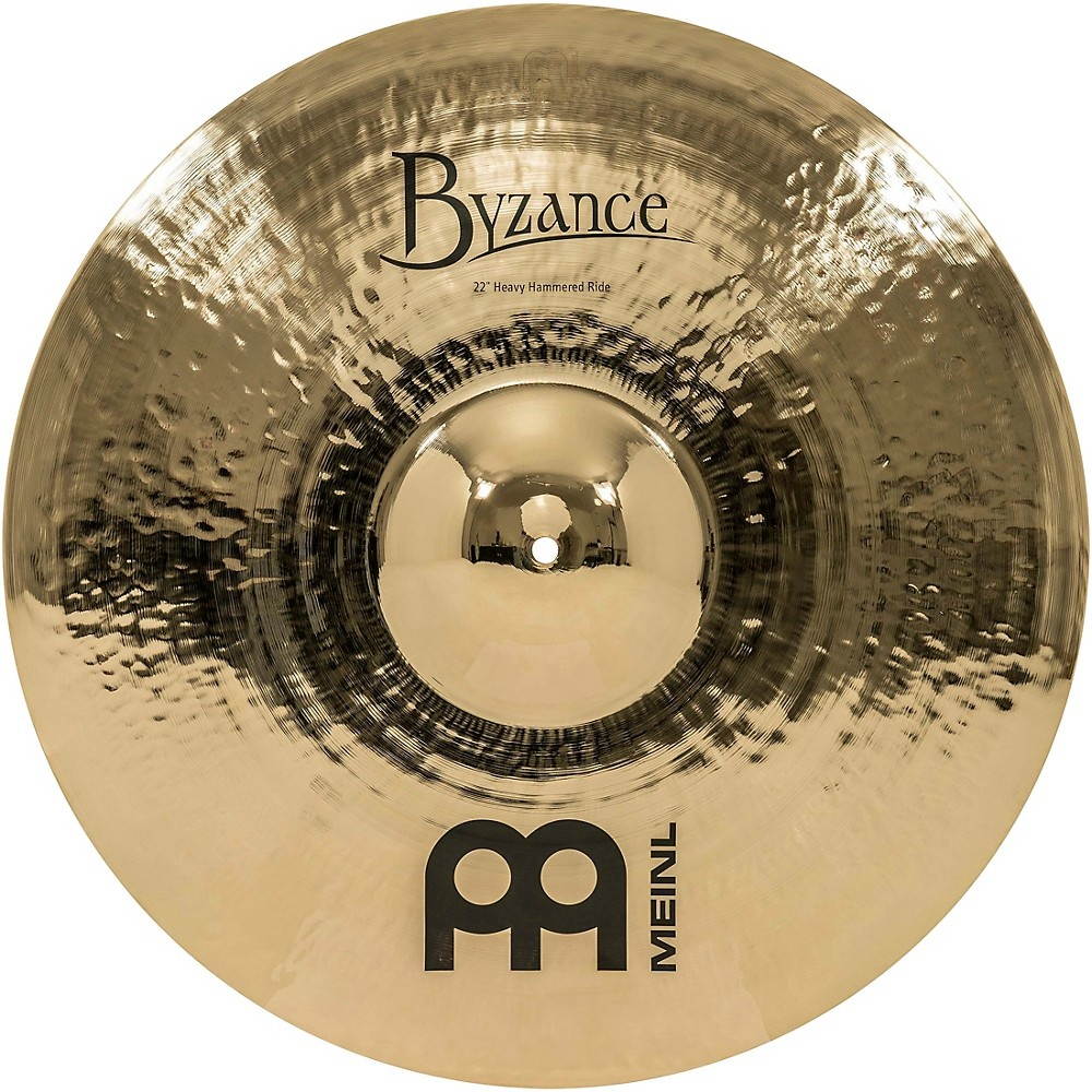 Meinl Byzance Brilliant Heavy Hammered Ride Cymbal 22 in.
