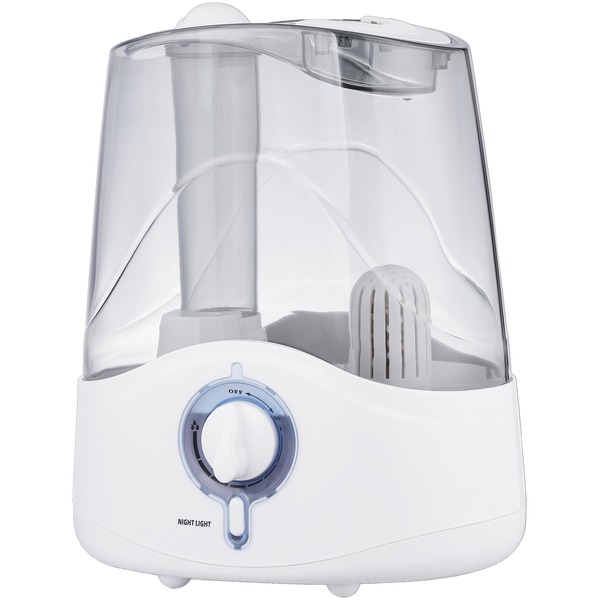 Portable Cool-Mist Ultrasonic Humidifier, 600 Sq. Ft., 1.2-Gal. Tank Capacity, U-31001