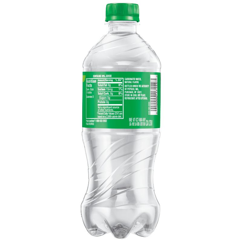 bubly Lime Enhanced Water - 20 fl oz Bottle