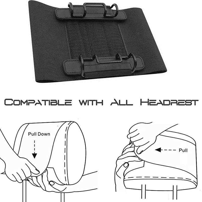 Universal Car Headrest Strap TabletSmartphone Headrest Mount Holder for iPad Air Mini Pro Galaxy Tab Fire Reader 7 8 9 105 Tablets iPhone 11 Pro XR XS MAX X8 Galaxy S10 S20 Note Smartphone