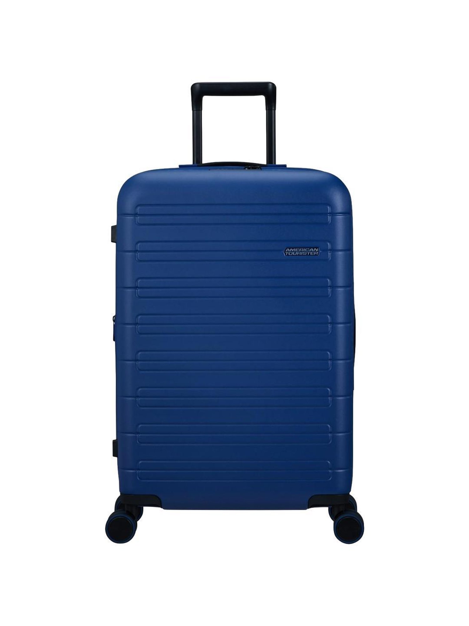 American Tourister Novastream Navy Blue Solid Hard Trolley Bag - 67 cm