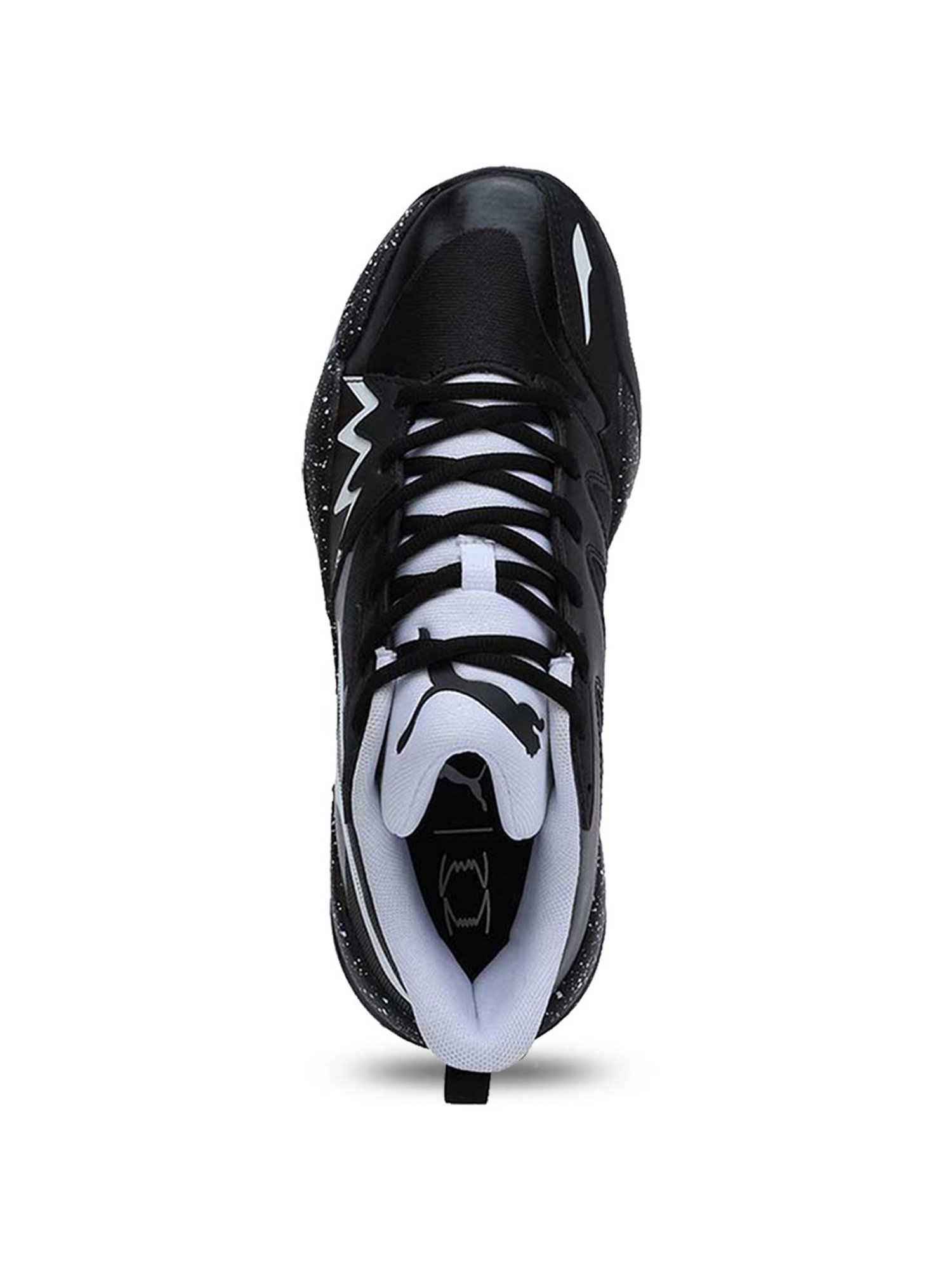 Puma Men's Genetics Speckle White Basketball Shoes