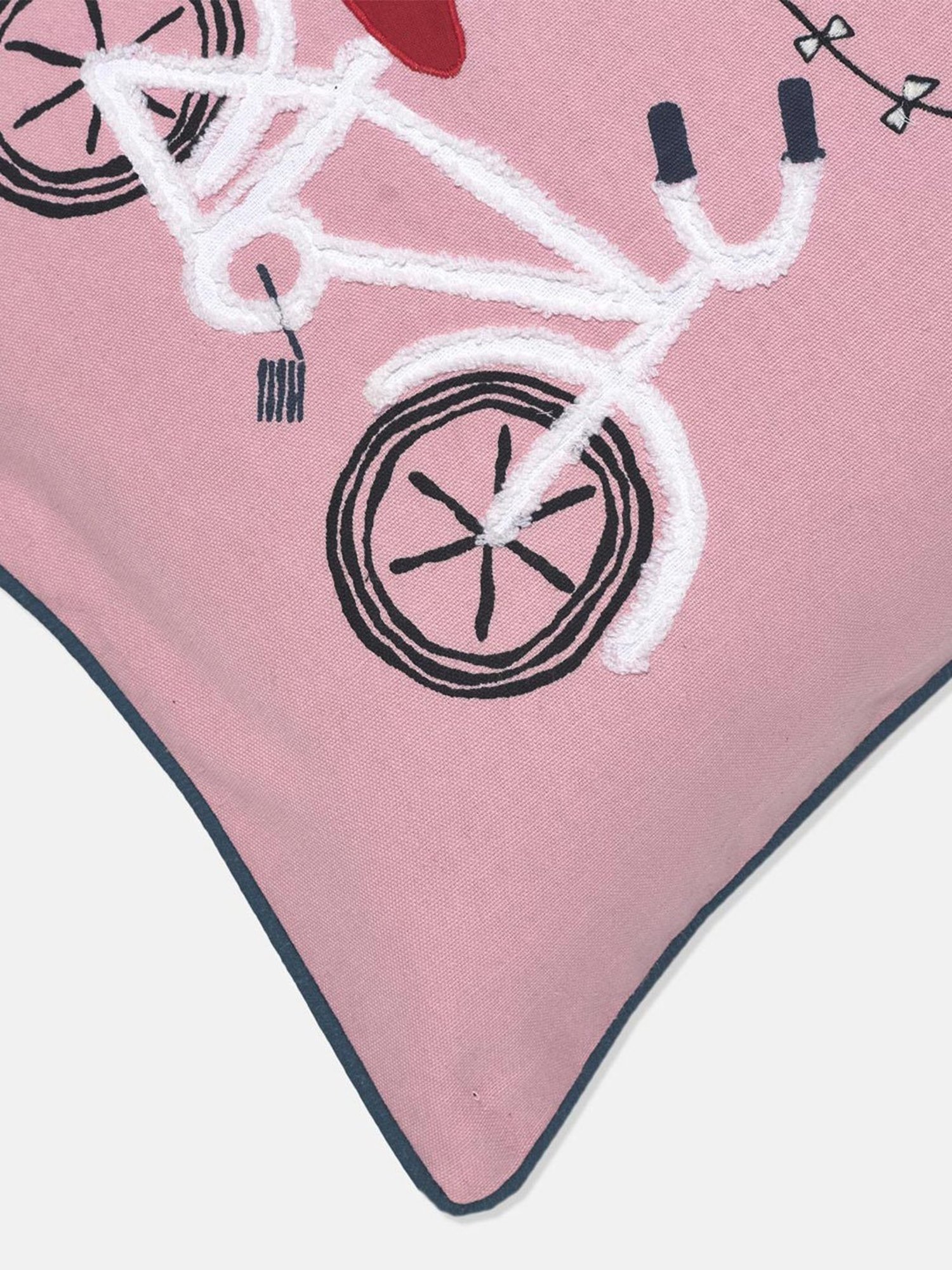 Fabindia Home Bon Voyage Multicolor Cotton Cushion Cover