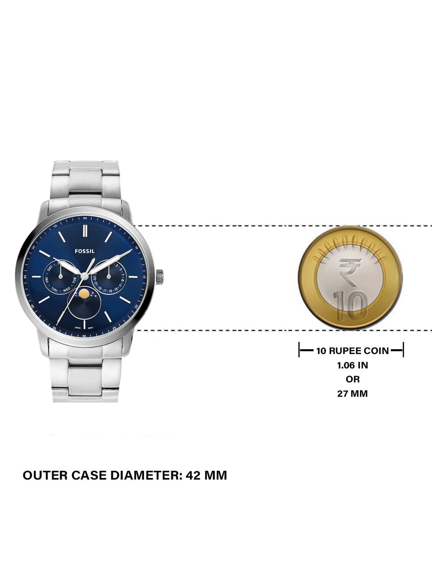 Fossil FS5907 Neutra Minimalist Analog Watch for Men