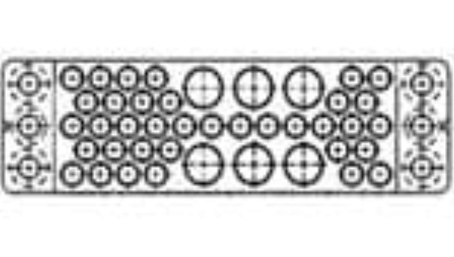 202516-3, 42 pos. female recp. block