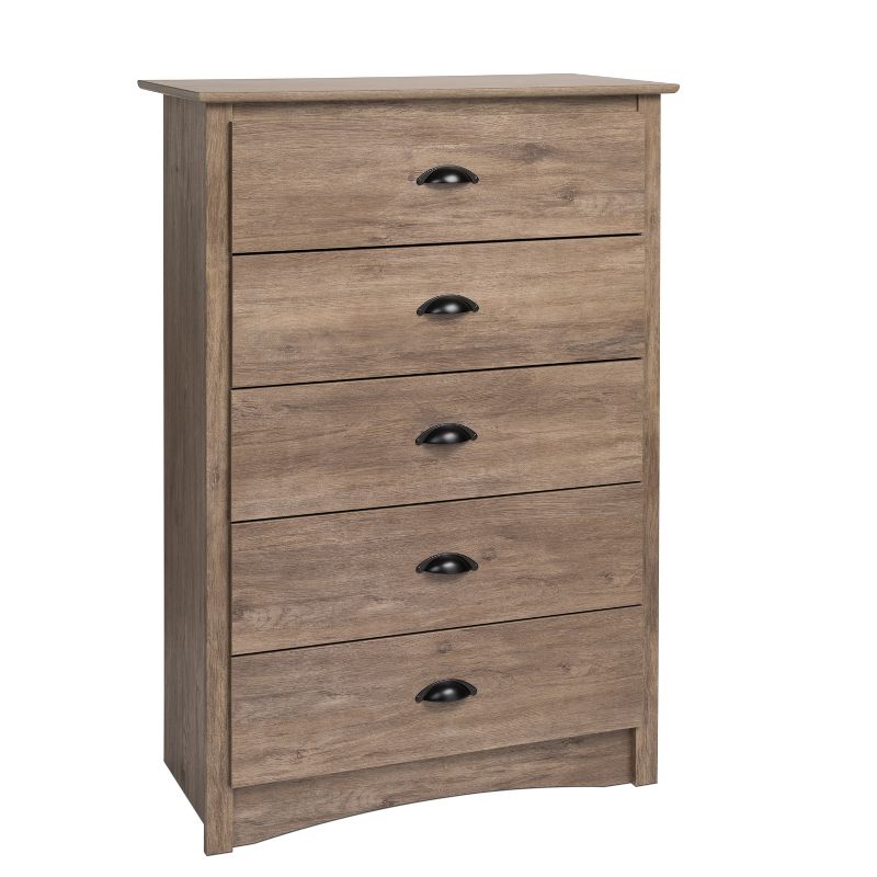 County Line 4 Drawer Chest Rum Walnut - Sauder
