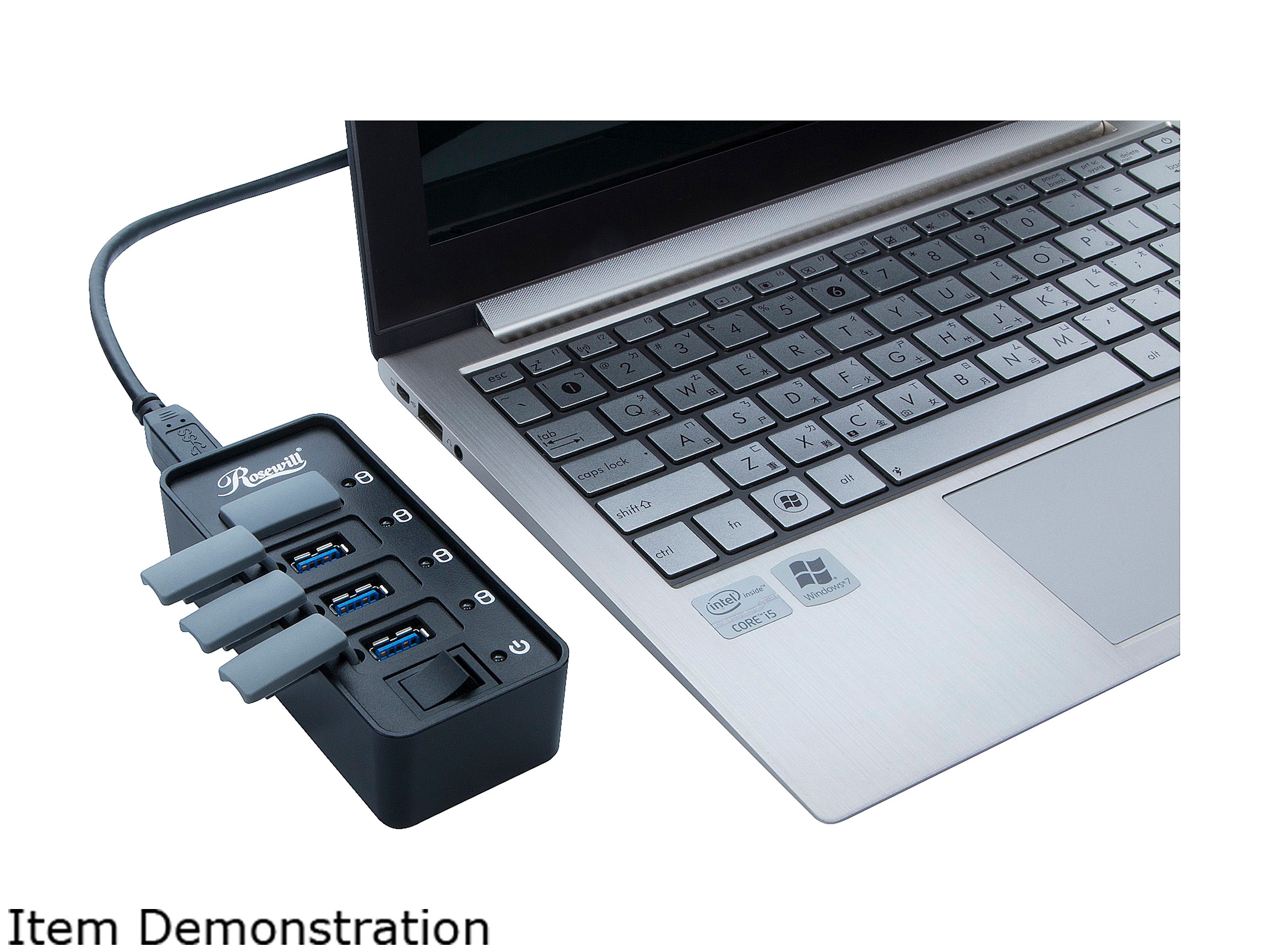 Madeng USB 3.0 HUB Adapter Extender Mini Splitter Box 3 Ports for PC Laptop Macbook Mobile Phone High Speed U Disk Reader