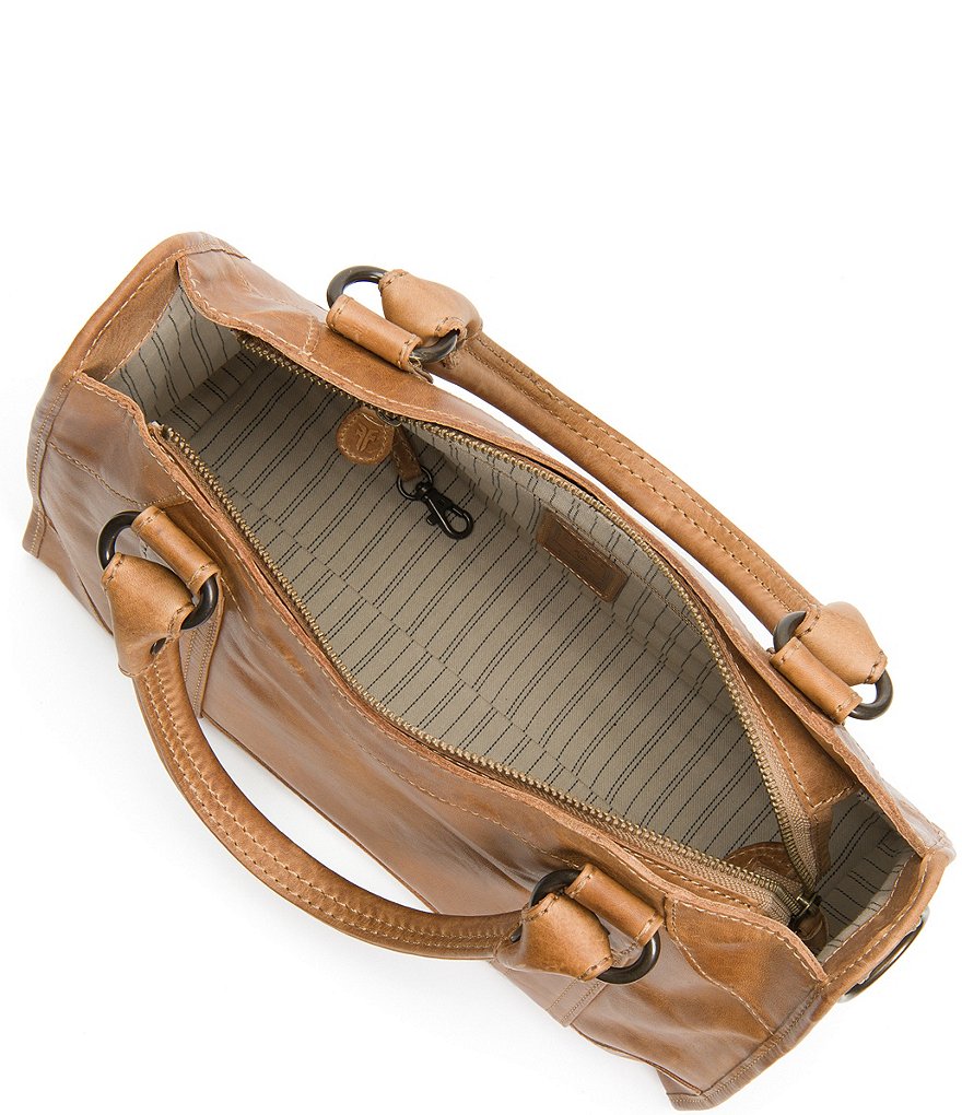 Frye Melissa Washed Leather Satchel Bag