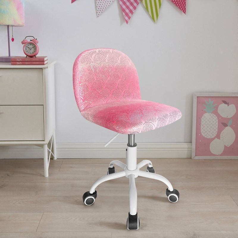 Rainbow Ombre Kids' Task Chair Metallic Pink - Urban Shop
