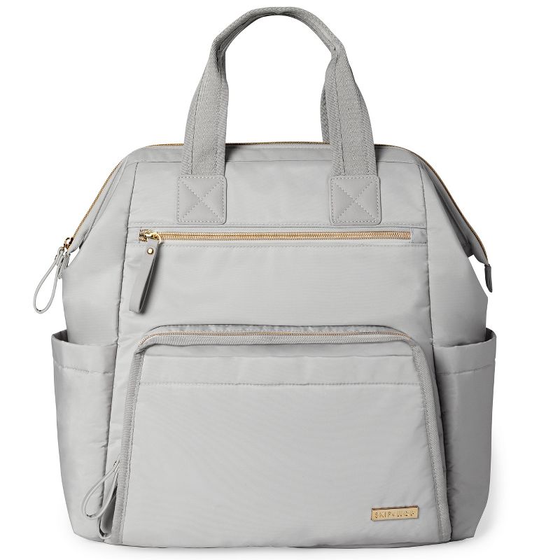 Skip Hop Mainframe Wide Open Diaper Backpack - Gray