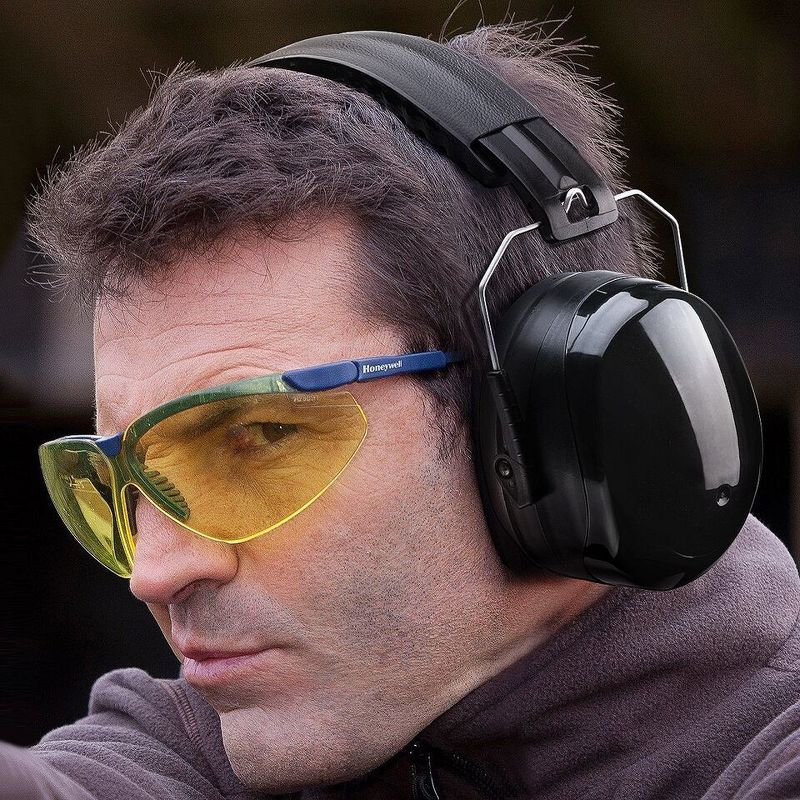 Professional Ear Defenders For Shooting Fits Adults To Kids - Black - G & F