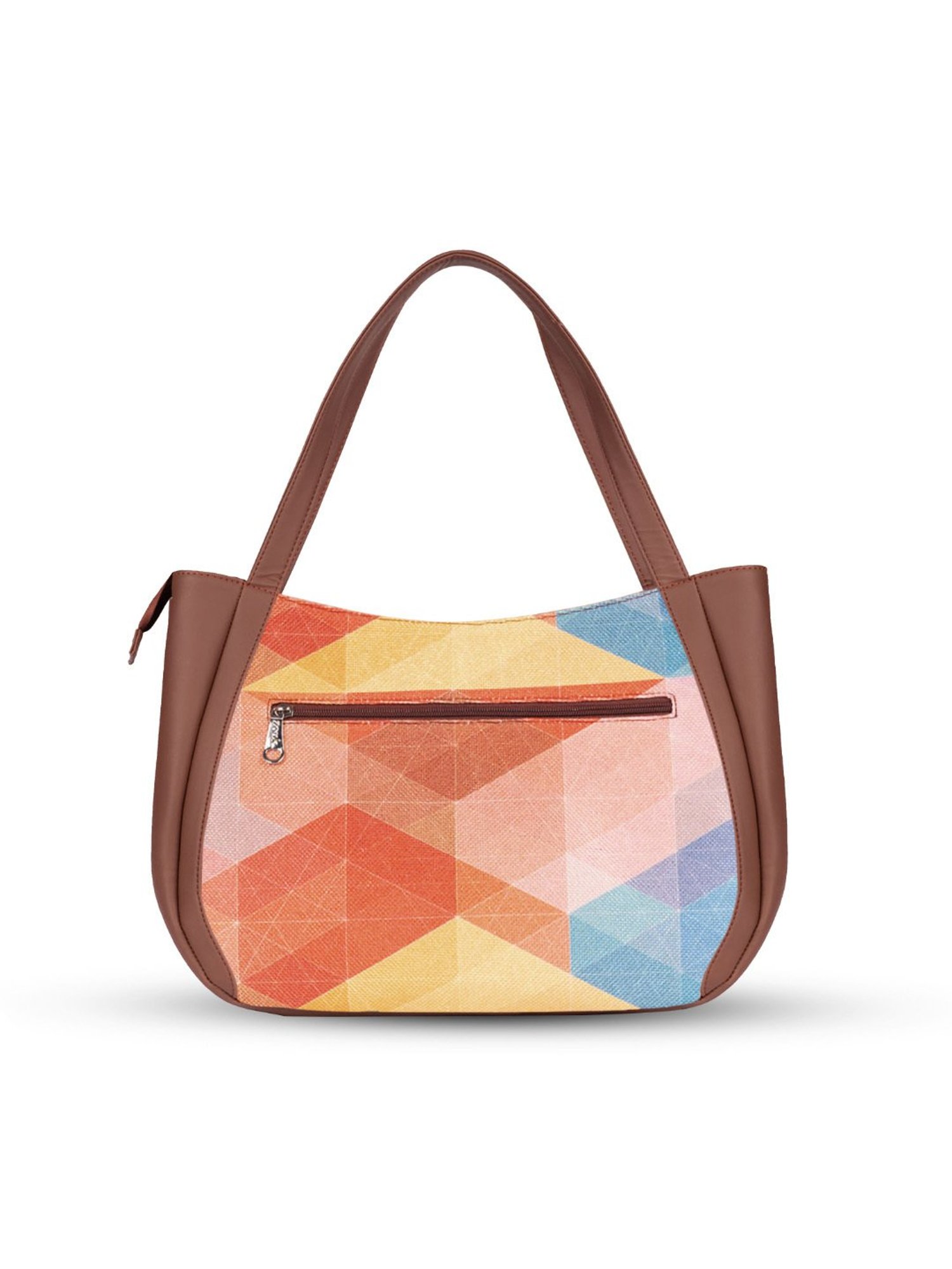 ZOUK Geooptics Multicolor Printed Luna Shoulder Bag