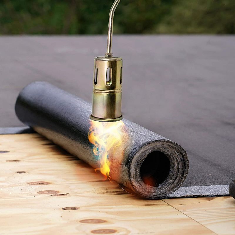 Ivation 320,000 BTU Propane Torch, Heavy Duty Weed Burner, Extra Long 12' Hose, Adjustable Flame Control, Outdoor Weed Killer for Weeds, Snow Melting, Roofing, Roads & More