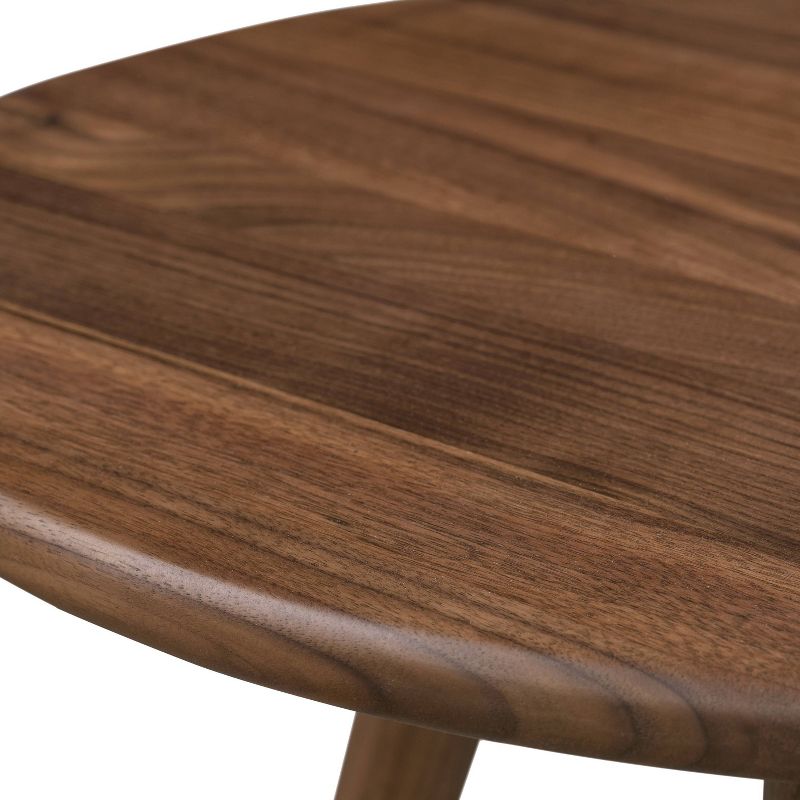 Vane Side Table Walnut - Poly & Bark