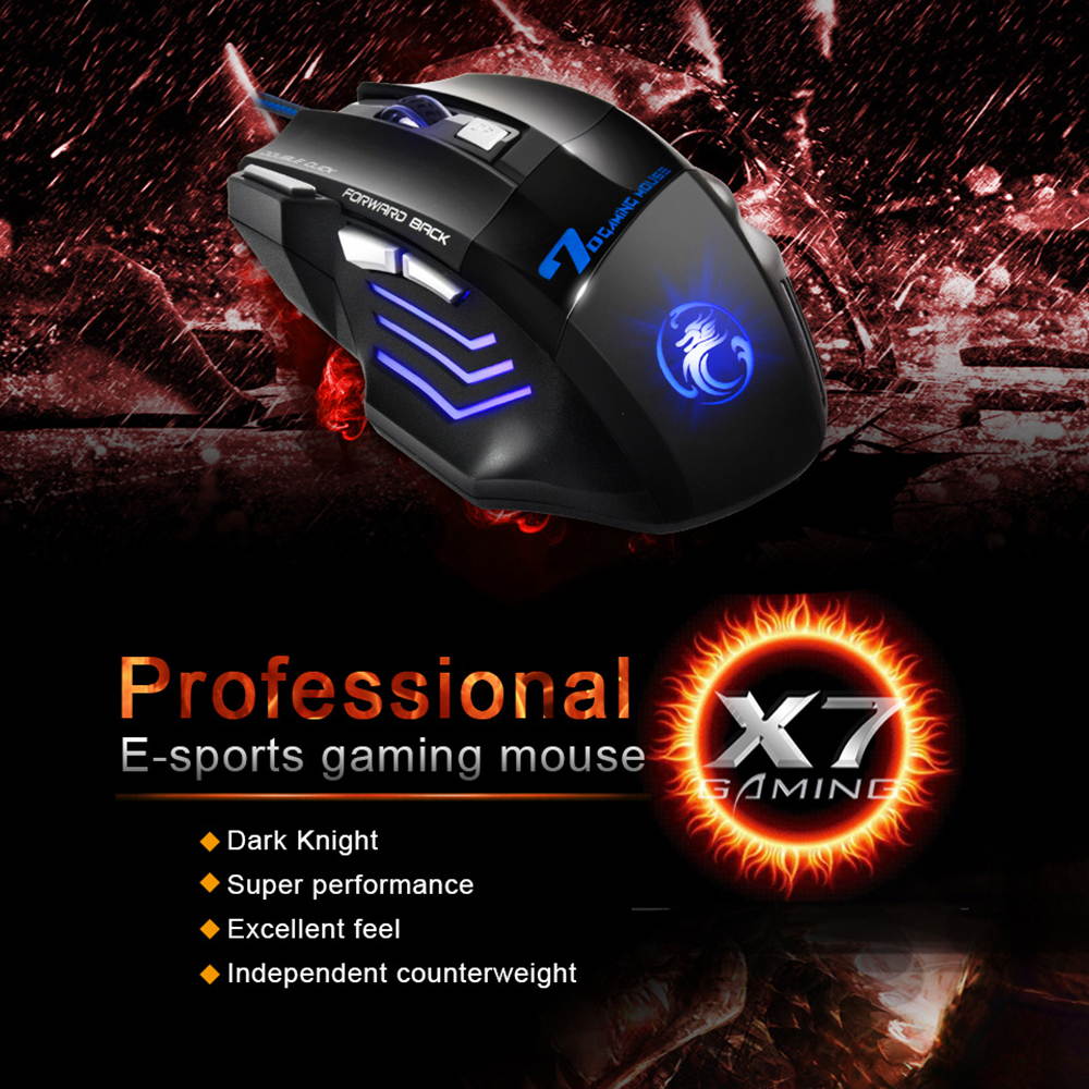 Gaming Keyboard and Mouse Imitation Mechanical Keyboard with backlight Gamer Keyboard 7 Buttons 2400dpi Silent Mouse for PC Laptop