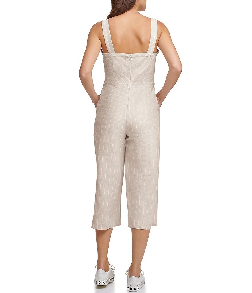 Tahari ASL Sequin Long Sleeve Crepe Jumpsuit