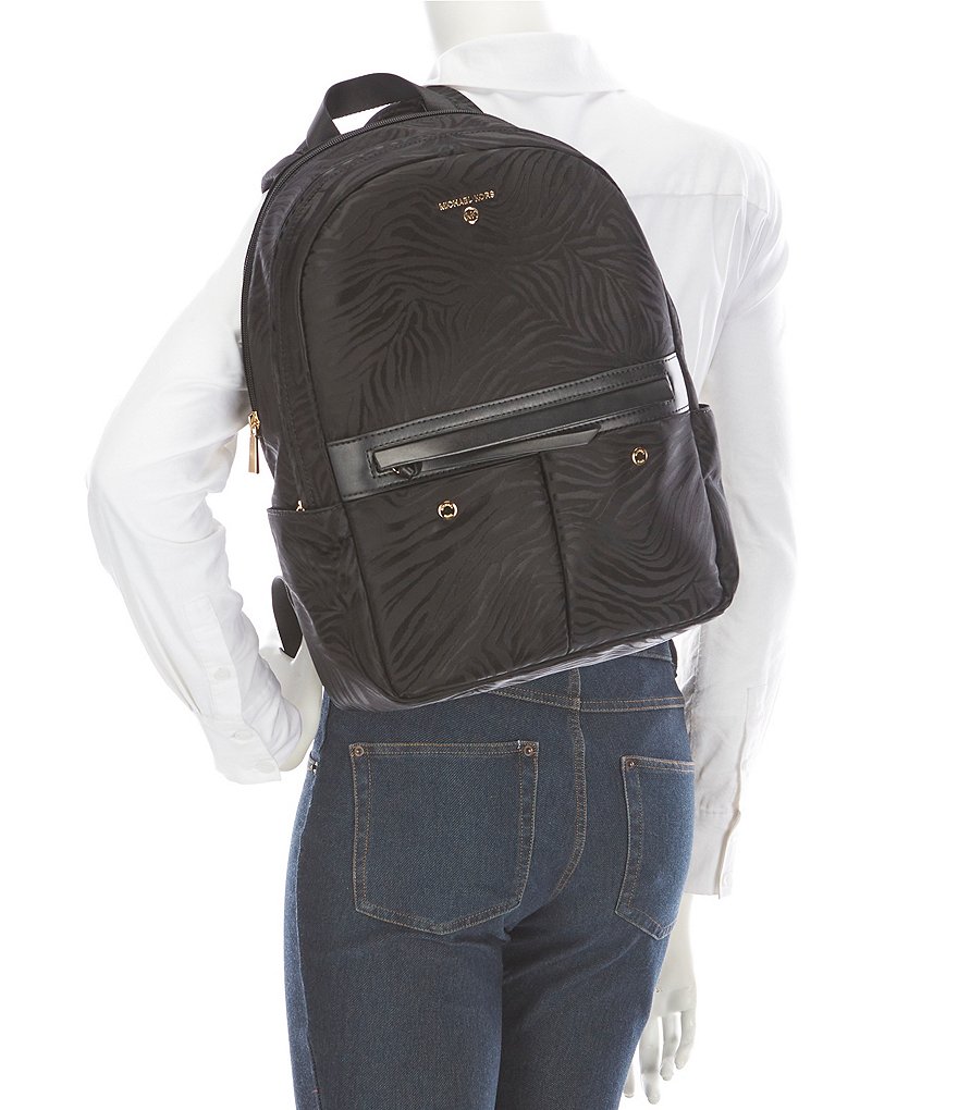 Michael Kors Zebra Prescott Medium Backpack