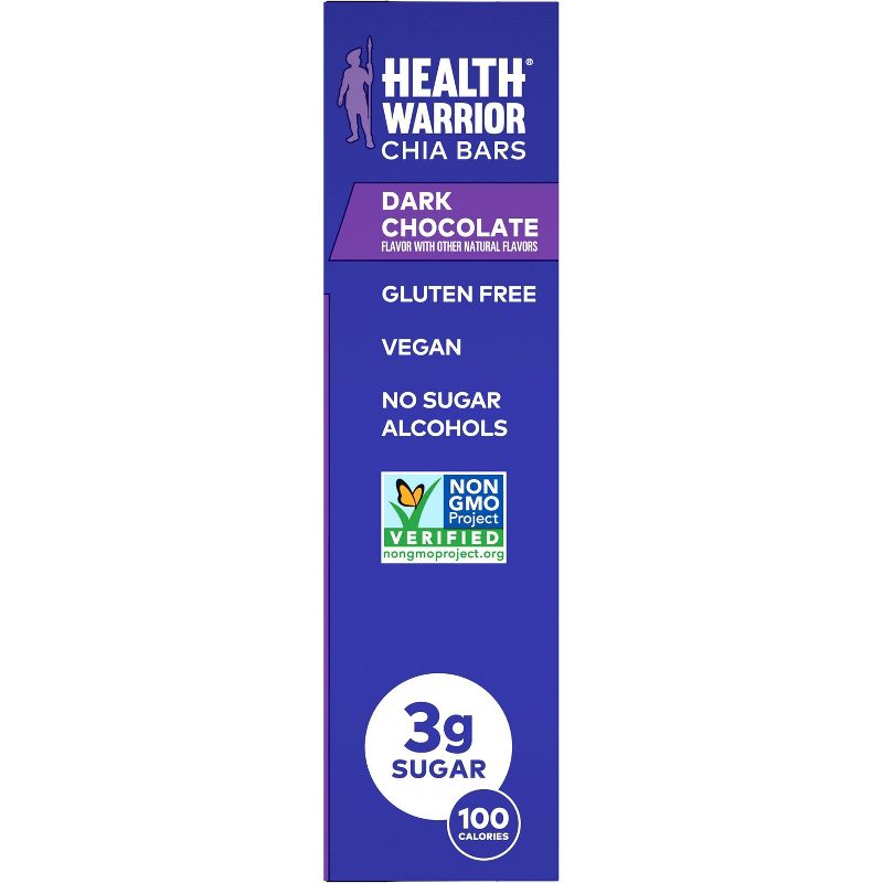 Health Warrior Dark Chocolate Chia Bars - 5ct