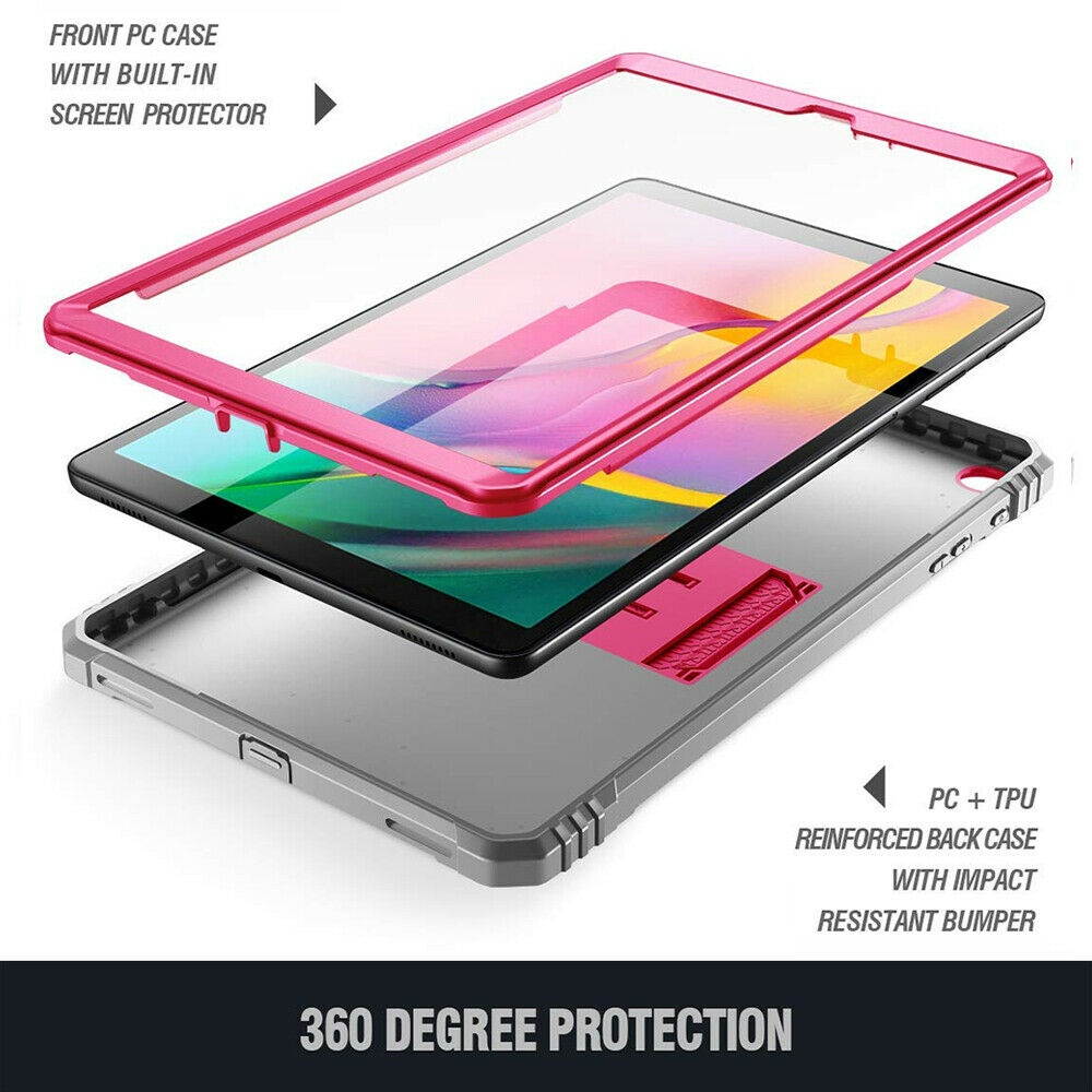 For Galaxy Tab A 10.1 SM-T510/T515 Tablet Case | Full Body Protective Cover Pink