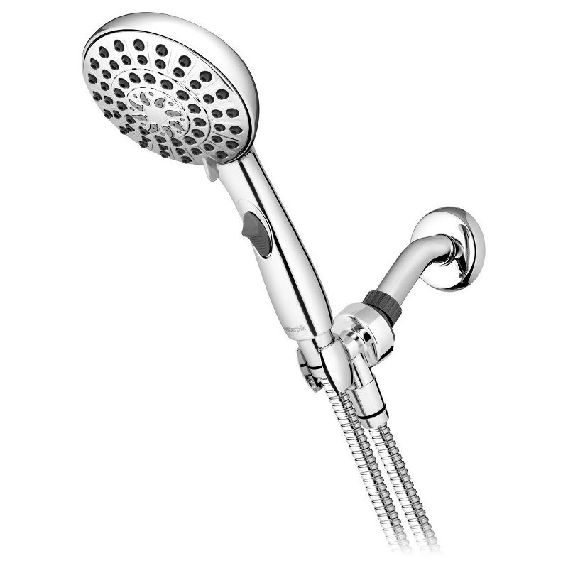 8ft Easy Reach Hose Hand Held Shower Head Chrome - Waterpik