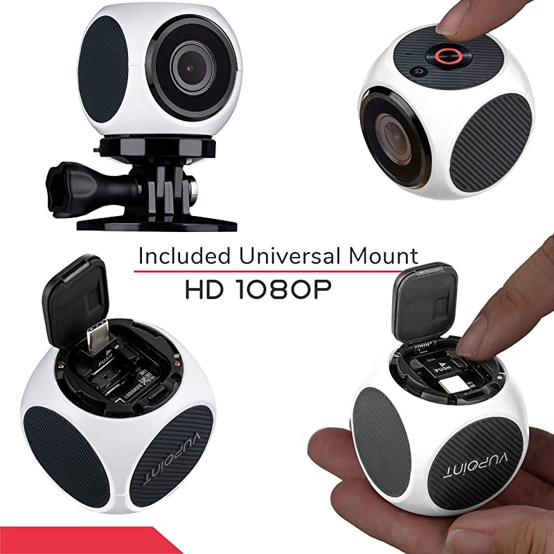 Share Q Underwater Action Camera with Builtin Connector 16GB Compatible with Android White