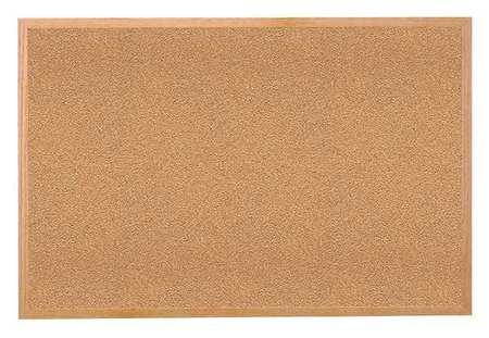 Ghent Push-Pin Bulletin Board, Cork, 48-1/2"H x 96-1/2"W, Natural   WK48