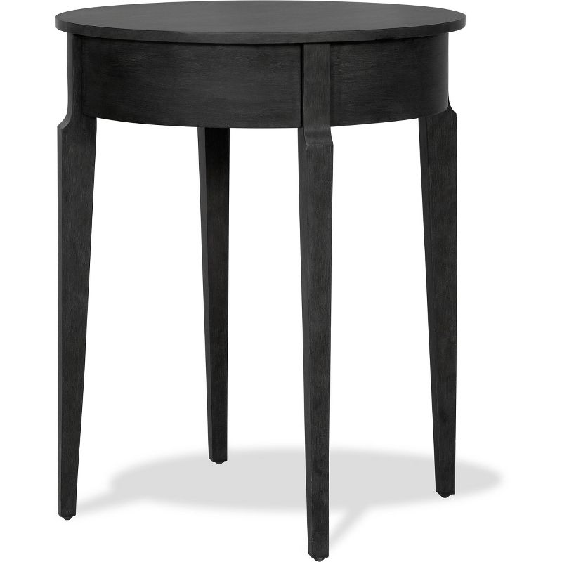 Thaddeus Round Side Table Dark Gray - Finch