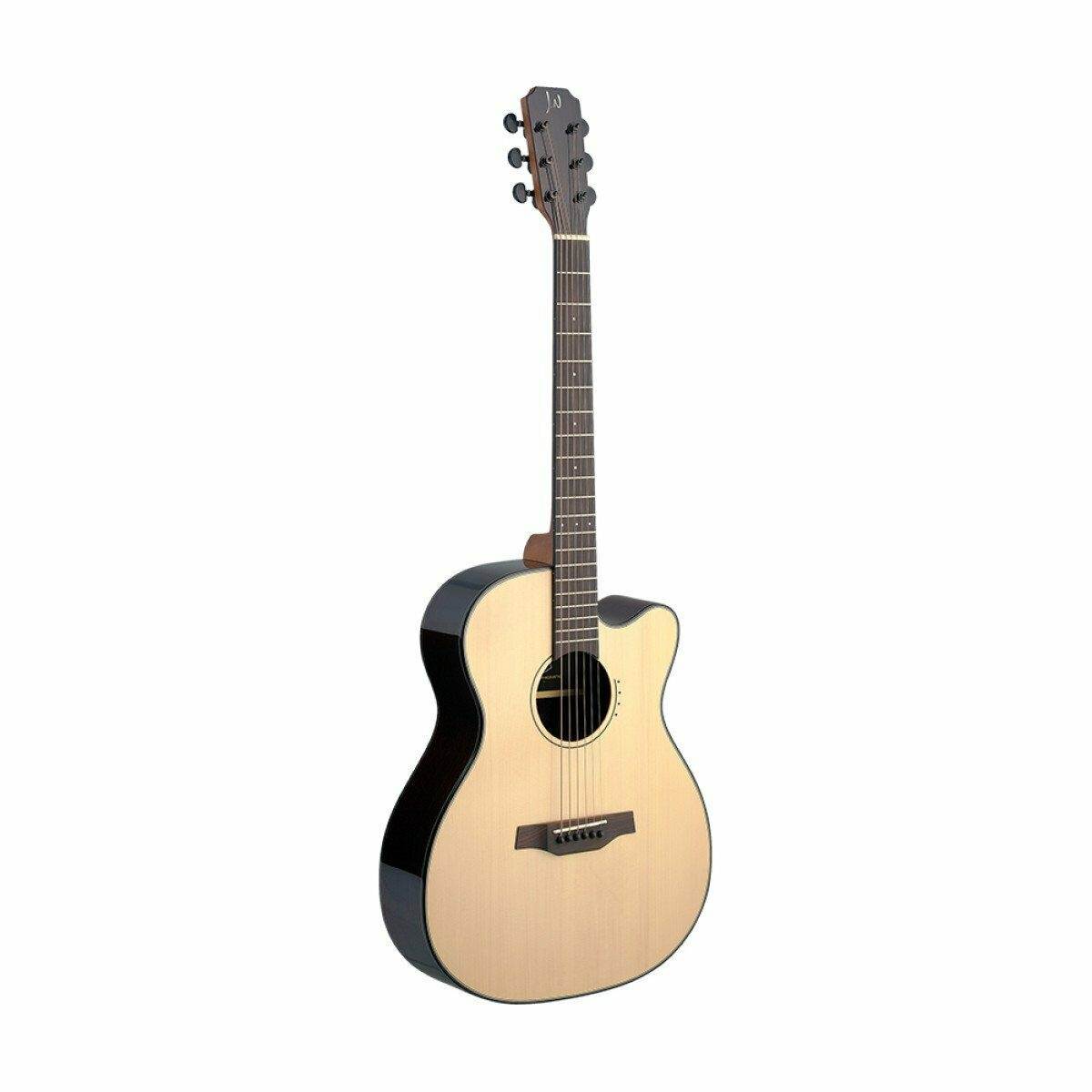JN Guitars Lyne Series Cutaway Electric Acoustic Auditorium Guitar - LYN-ACFI