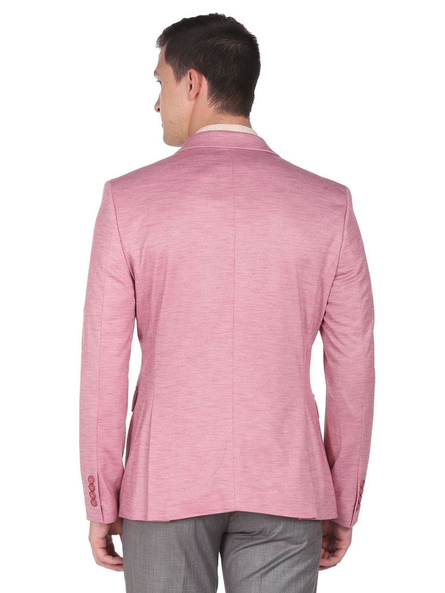 Arrow Pink Slim Fit Blazer