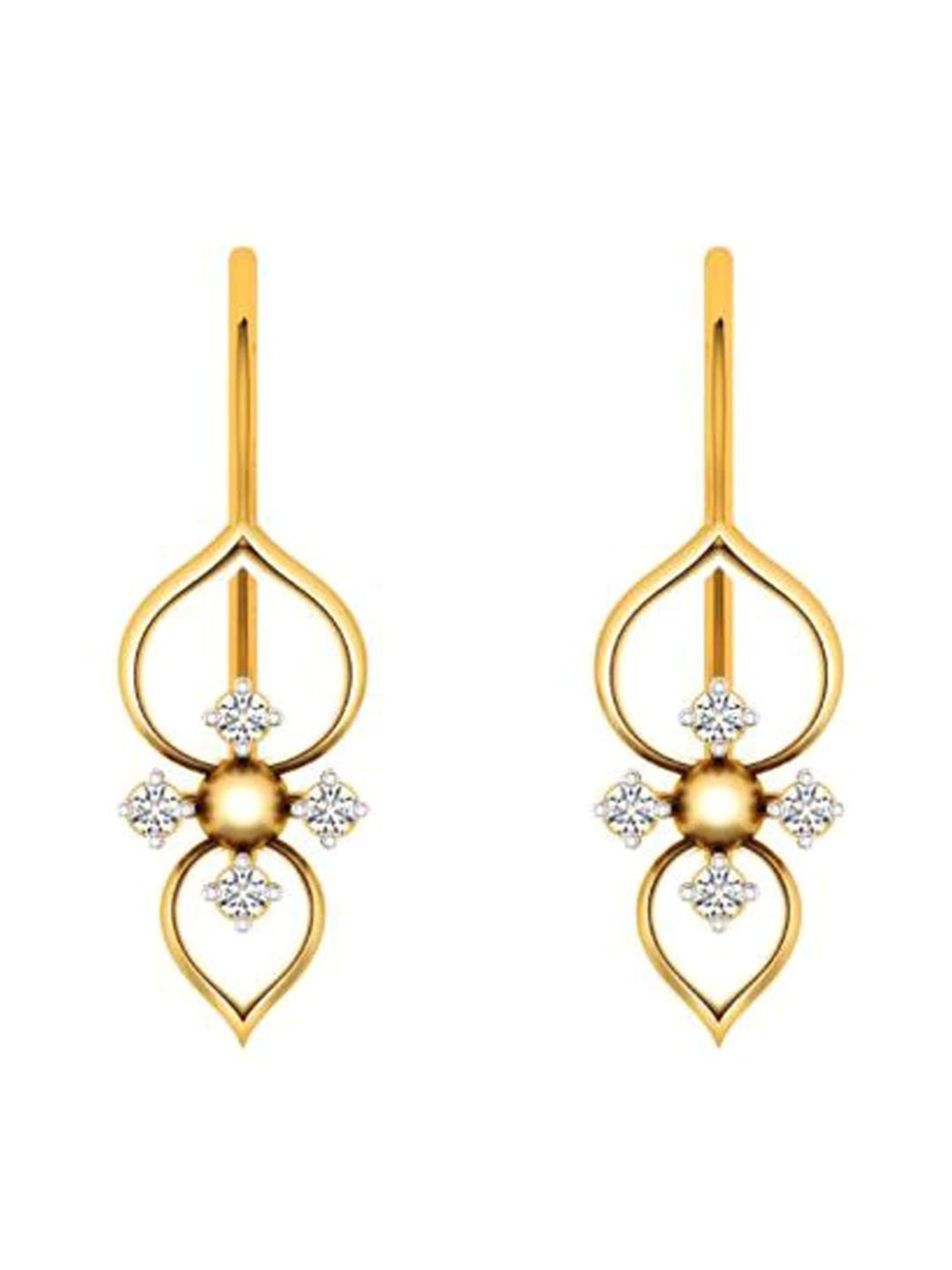 P.C. Chandra Jewellers 22k Gold Earrings for Women