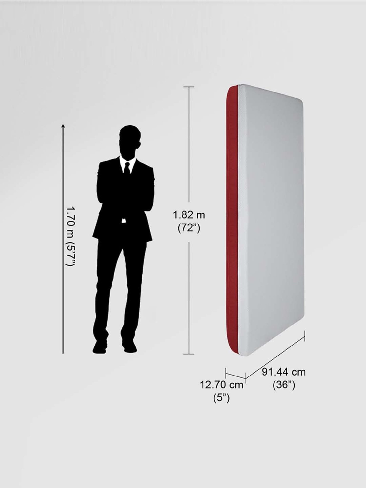 Duroflex Live-in Adapt Grey Foam New Gen Smart Design Flippable Adjustable Double Mattress