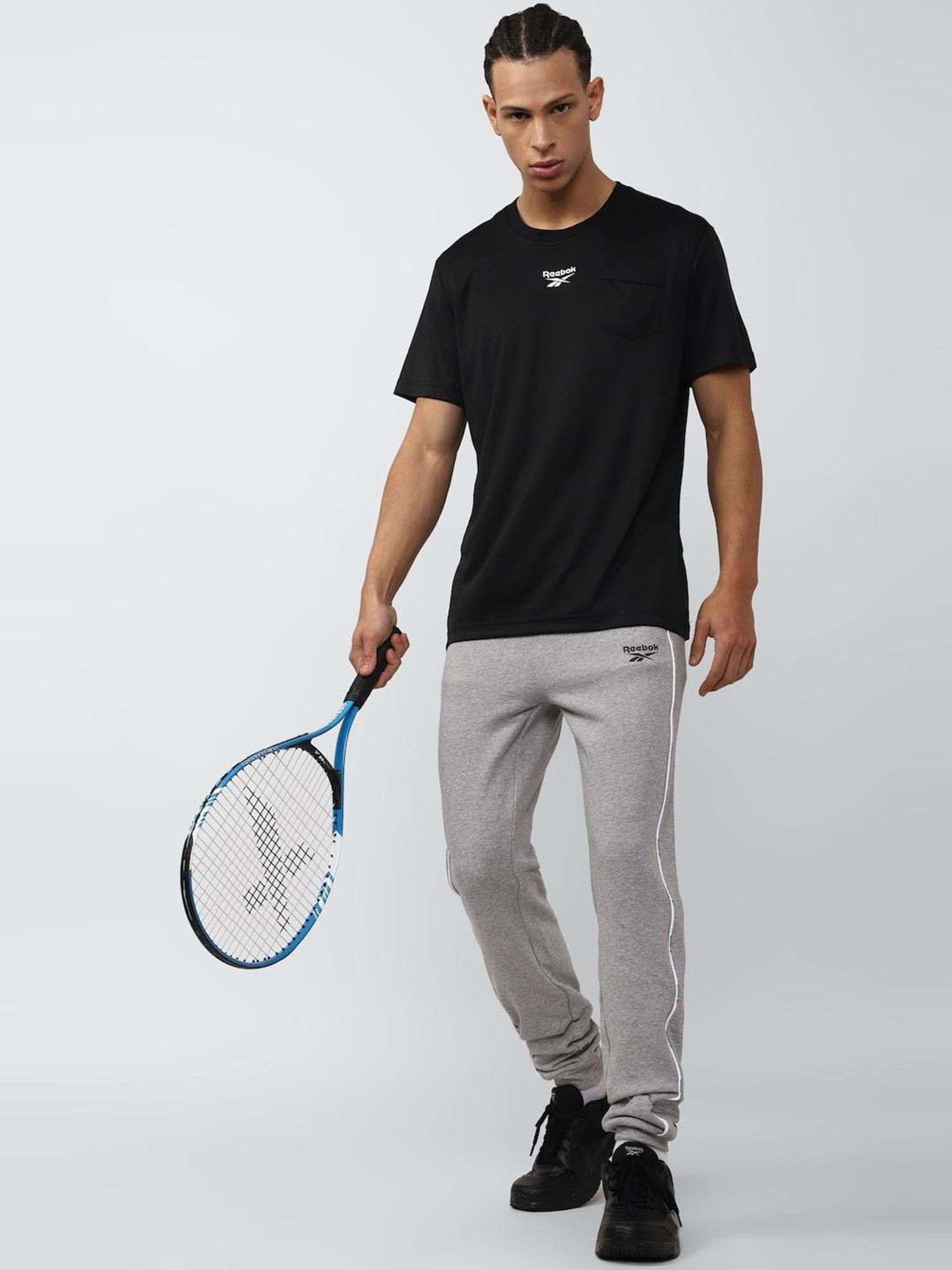 Reebok Black Slim Fit T-Shirt