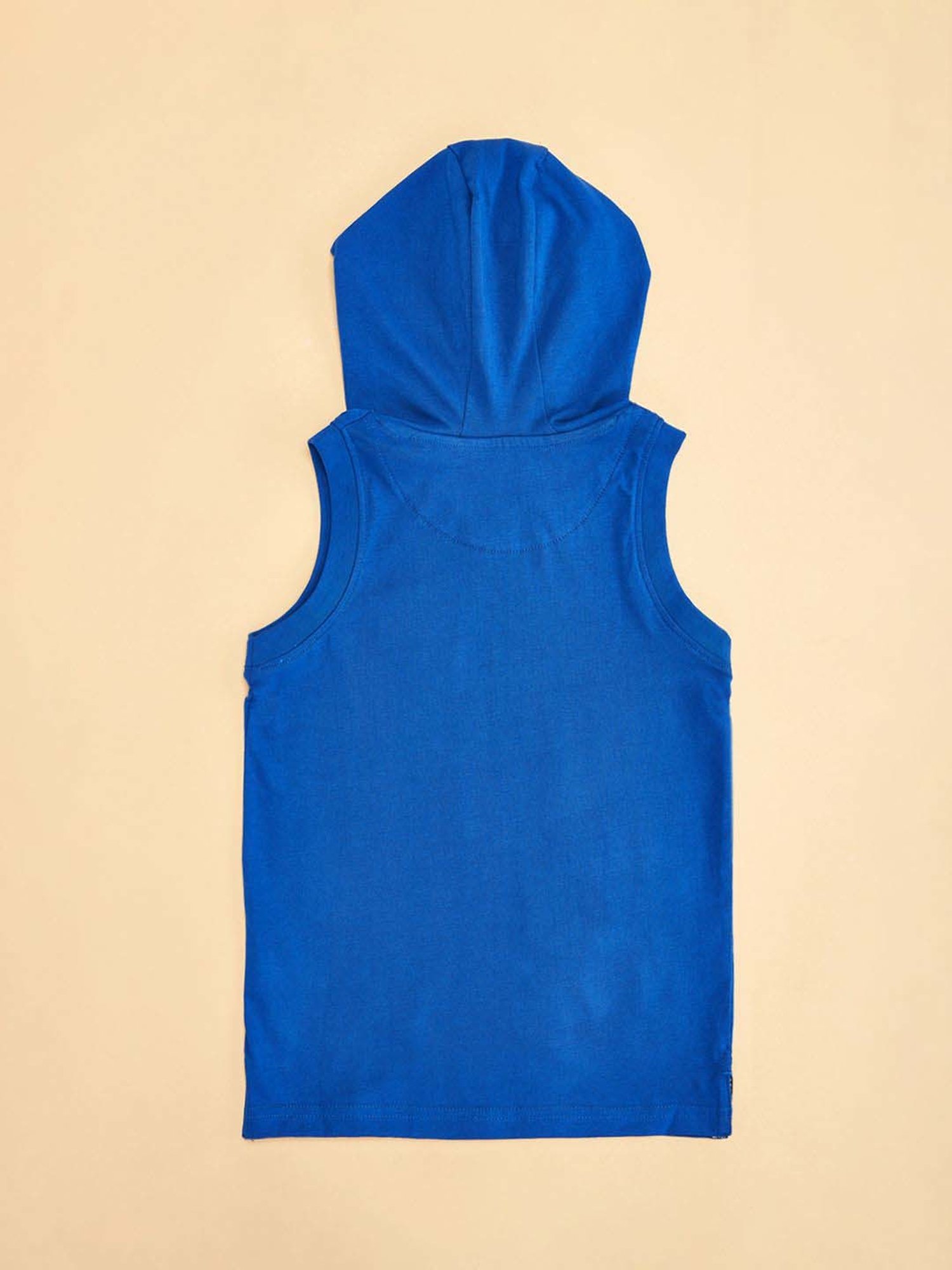 Pantaloons Junior Blue Cotton Printed T-Shirt