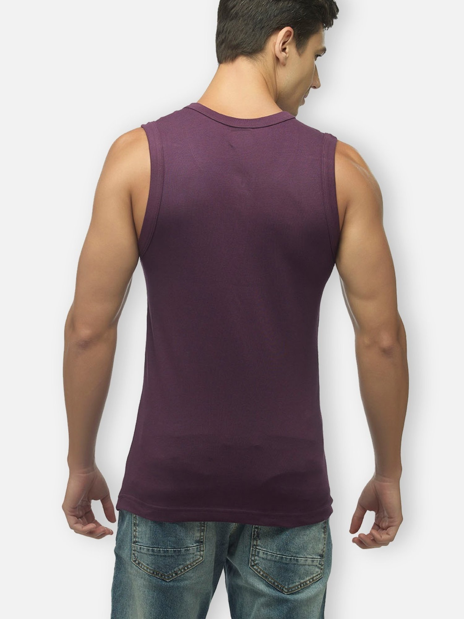 Zoiro Purple Regular Fit Vest