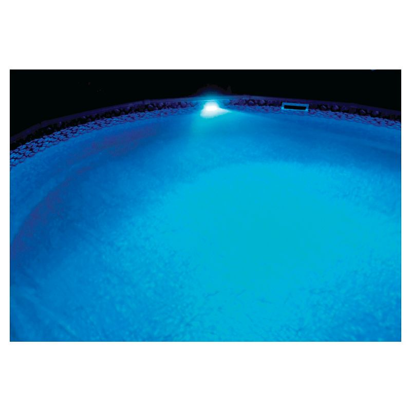 Magic Pool Fountain Water Powered Swimming Pool Fountain Accessory with Color Changing LED Light Bulb for In Ground and Above Ground Pool (2 Pack)