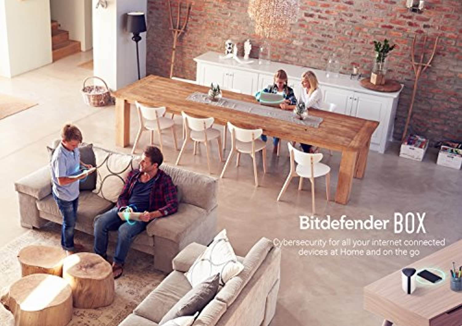 Bitdefender BOX 2 (Latest Version) - Complete Home Network Protection for Your WiFi, Computers, Mobile/Smart Devices and More, Including Alexa and Google Assistant Integration - Plugs Int (BT11021000)