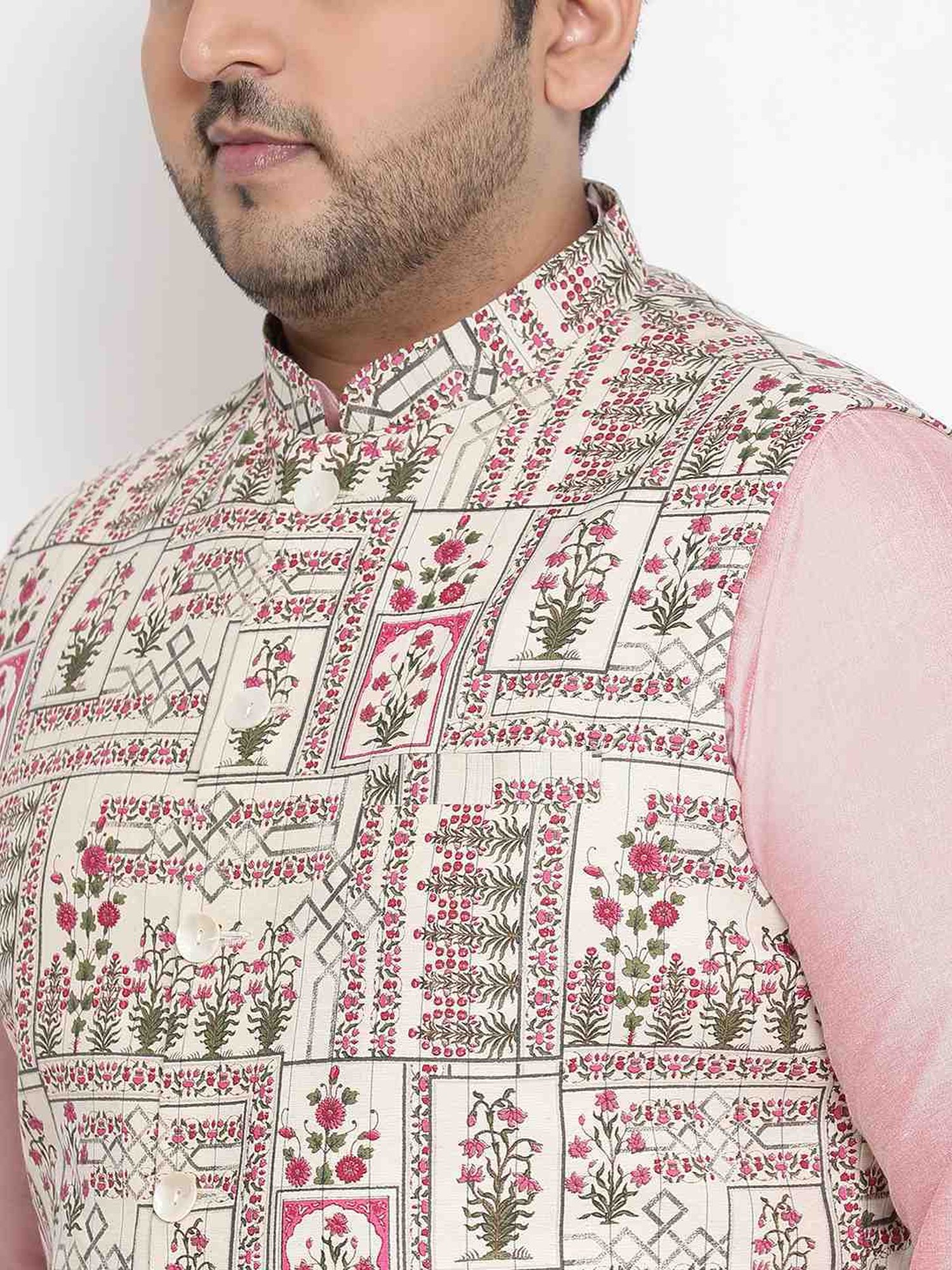 Sanwara Sea Green & White Cotton Regular Fit Chikankari Kurta Bottom Set