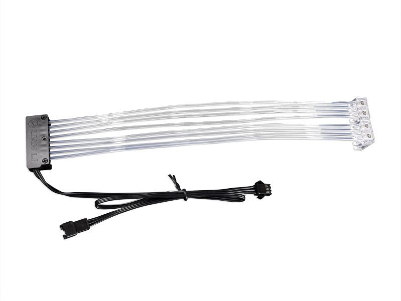 Graphics Card 6+2Pin 8Pin Male to Male Adapter Power Cable for Great Wall Dragon Module Power Supply with Net Cover,Black,about 58cm