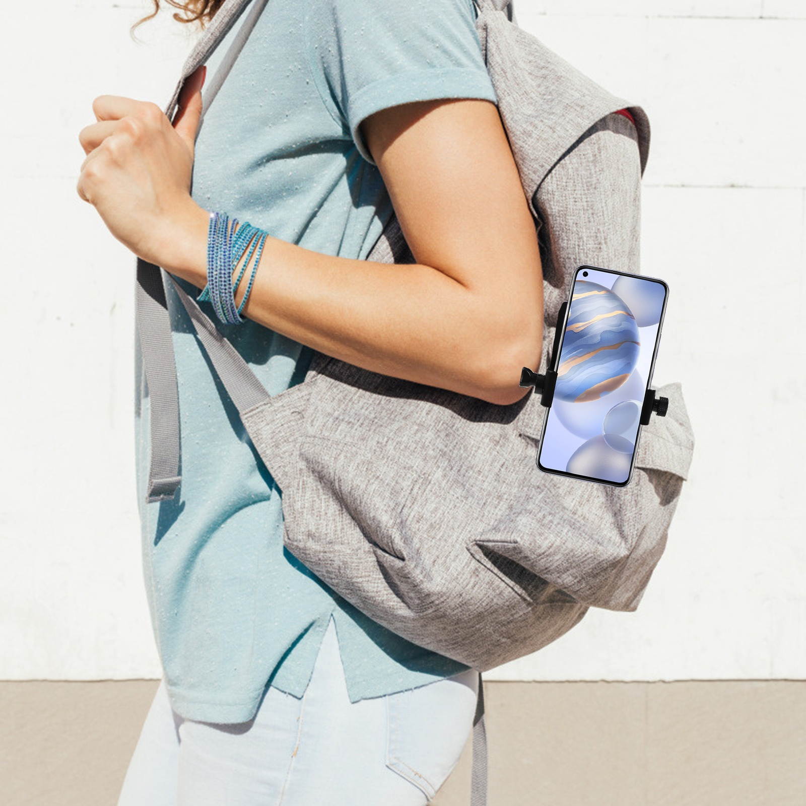 1 Set Car Mounted Phone Stand Sensing Phone Storage Bracket Car Phone Holder