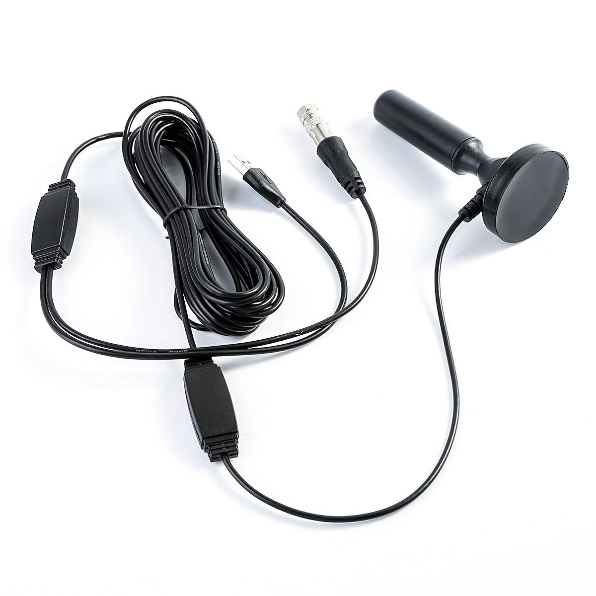 TV Antenna for Digital Indoor-HD High Definition Television Smart Signal Strength Amplifier Premium Power Booster Long Range Antennas with  1080P 4K 16ft Coax Cable