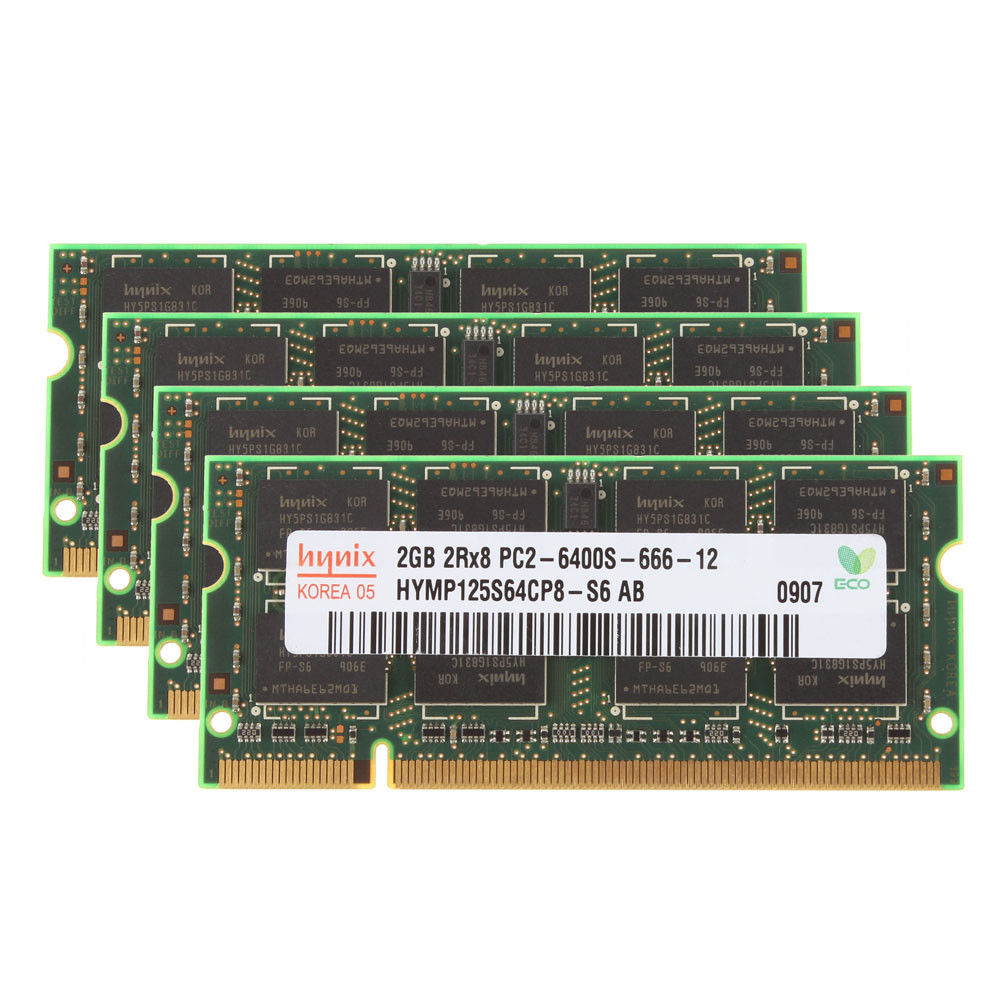 Hynix 2GB PC2-6400 DDR2-800MHZ 200pin Sodimm Laptop Memory RAM