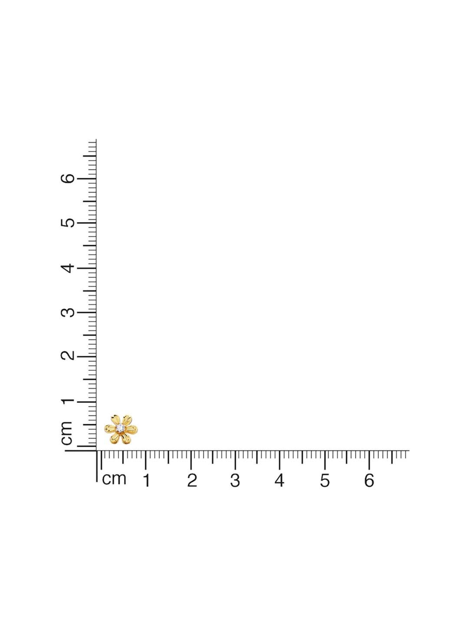 Joyalukkas 18k Gold & Diamond Nosepin