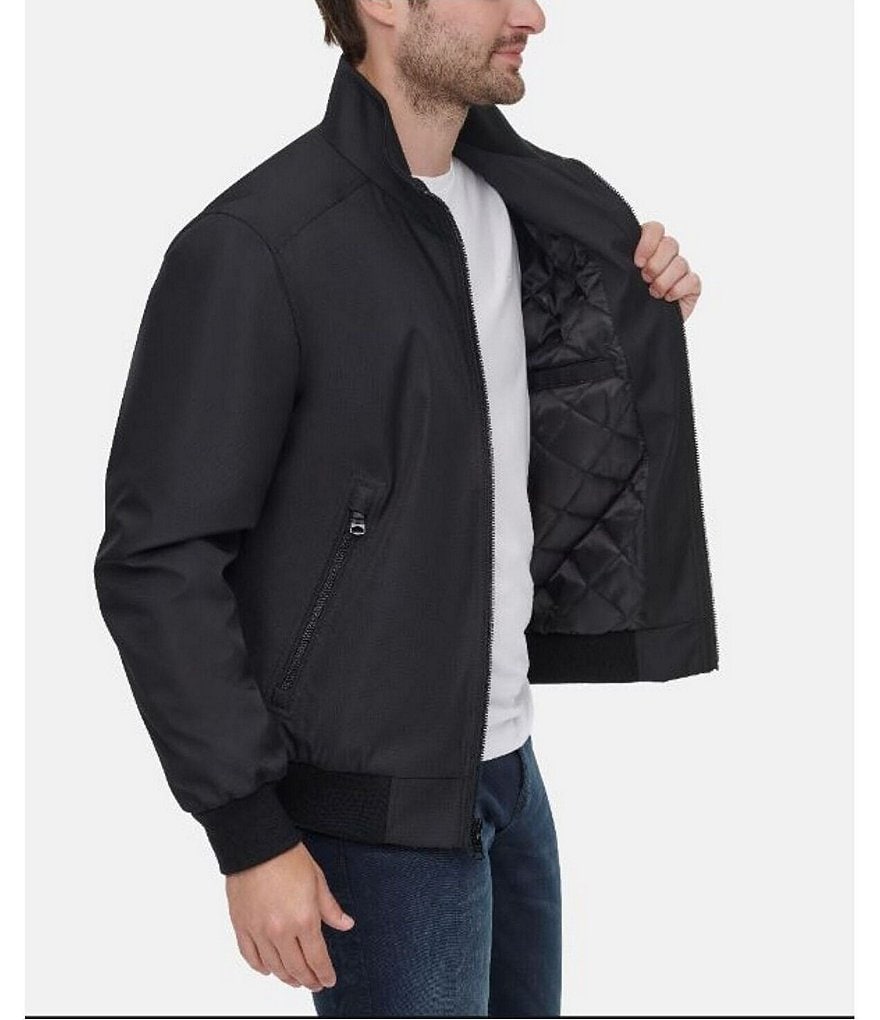 Calvin Klein Classic Ripstop Full-Zip Bomber Jacket
